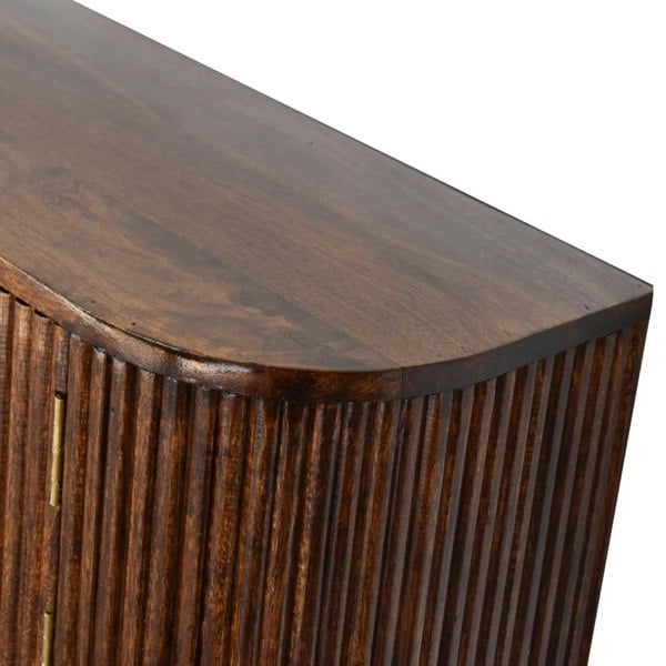 Artisan Furniture Solid Wood Chunky Chestnut Wall Mounted Console