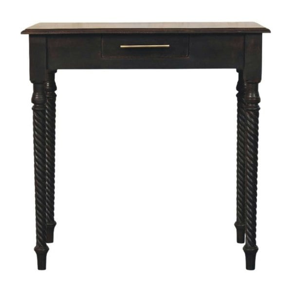 Artisan Furniture Solid Wood Cordelier Turned-Leg Writing Desk