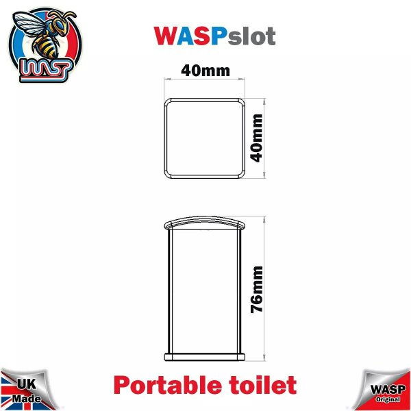 MCSlots Portable Toilet Red Slot Car Track Scenery x 1 1:32 Scale Wasp P