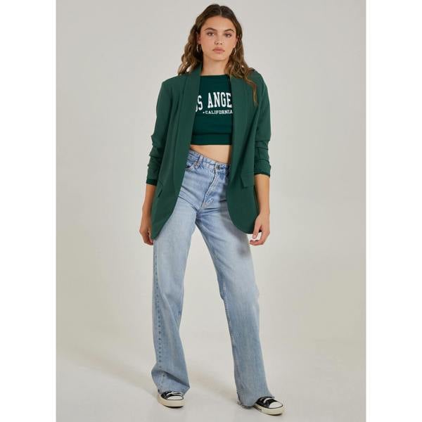 Pink Vanilla Los Angeles Varsity Print Top