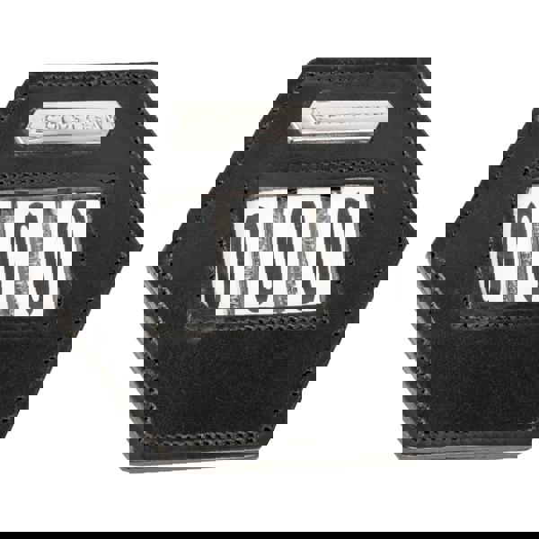 Coldstream Penton Leather Hexagon Number Holder - Black - 