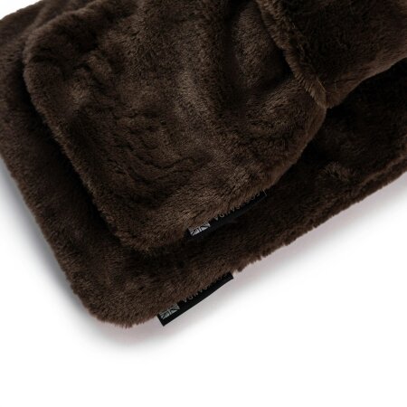 CosyPanda Little and Large Chocolate Faux Fur Hot Water Bottle Gift Set