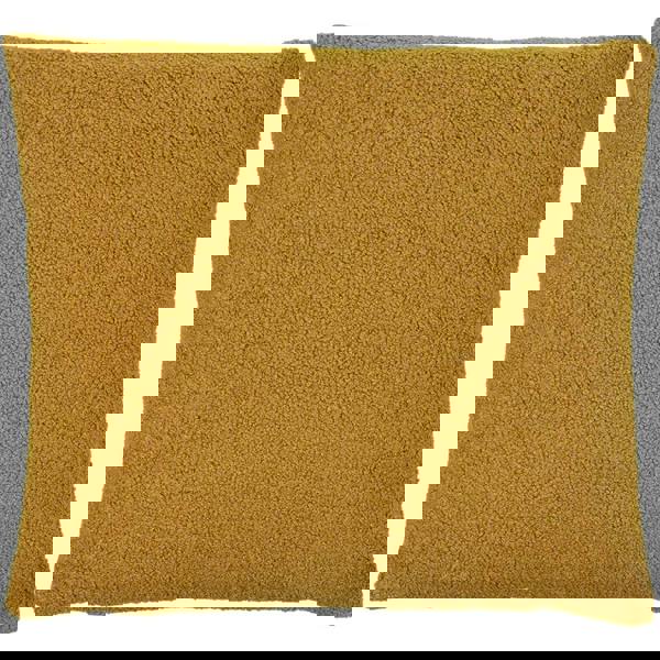 Furn Malham Fleece Square Cushion Cover - Saffron