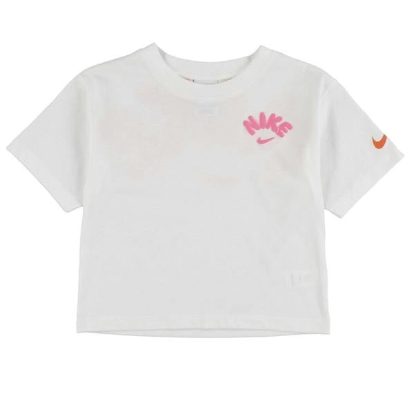 Nike Childrens/Kids Bold Play Boxy T-Shirt - White - 