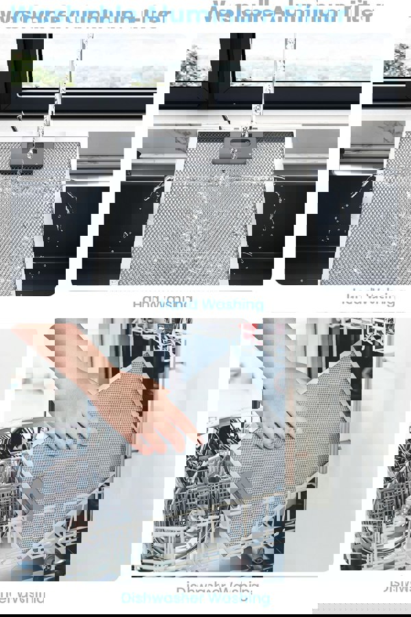 Living and Home COMFEE 60cm Chimney Cooker Hood Wall Mounted Range Hood Extractor Hood with LED