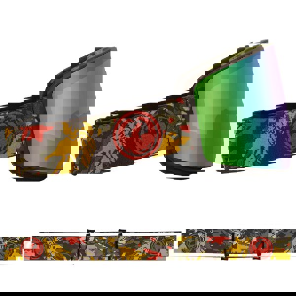 Dragon PXV - Leafy Camo with Lumalens Green Ionized & Lumalens Violet Lens