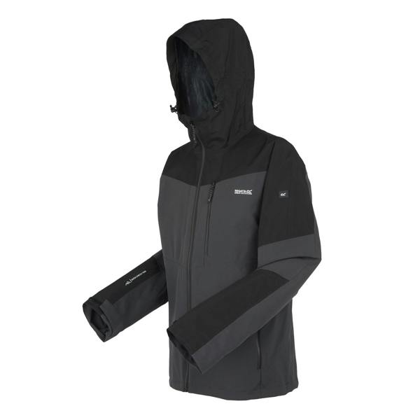 Regatta Mens Wentwood IX 3 in 1 Jacket - Ash/Black - 