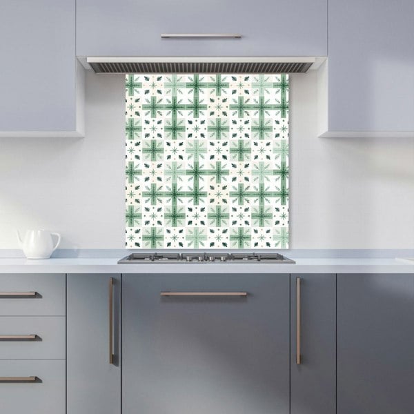 Warren Reed - Designer Christmas Quilting Squares, Geometric Kitchen Splashback