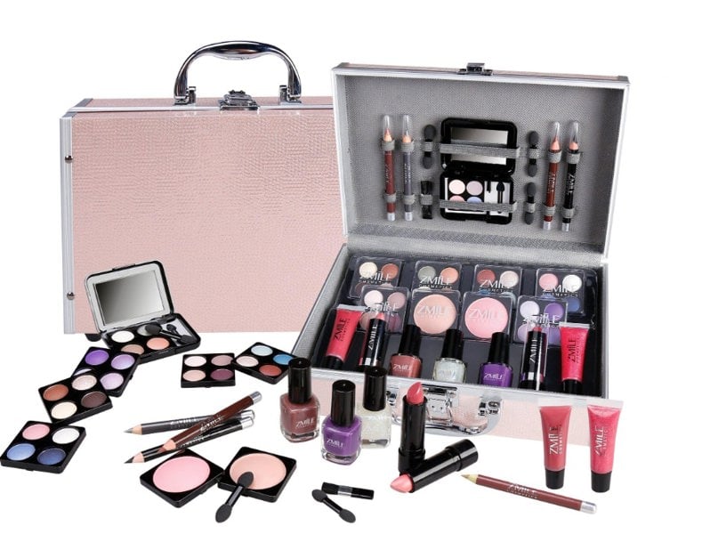 Glamza 42pc Eye Catcher Vanity Case - Light Pink Case