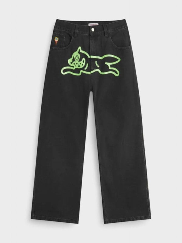 Icecream Running Dog Double Scoop Denim Jeans Black - Supplied FashionIcecream