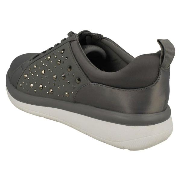Clarks Ladies CLOUDSTEPPERS By Clarks Jewel Embellished Detailed Trainers Ezera Ave