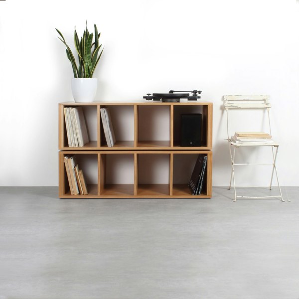 The Urban Editions Corston Vinyl Storage Cube Shelving