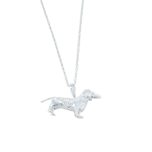 Fergus the Dachshund Sterling Silver Necklace - Reeves & Reeves