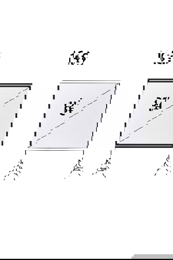 Living and Home 84" 3D 4K HD Outdoor Indoor 16:9 4K Portable Projector Screen with Stand