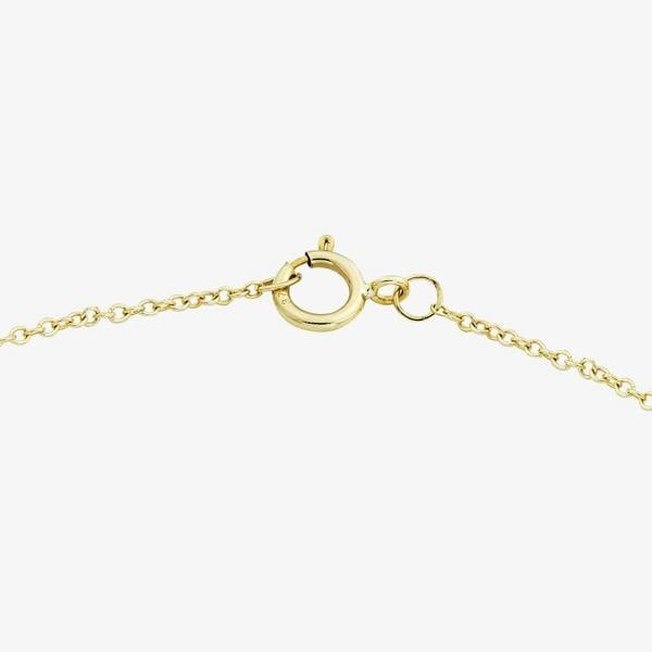 T. H. Baker 9ct Yellow Gold 0.10ct Diamond Interlinked Chain Bracelet THB46274-10