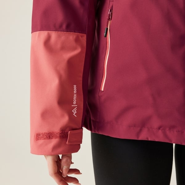 Regatta Women's Wentwood IX 3 in 1 Waterproof Jacket - Mineral Red / Rumba Red