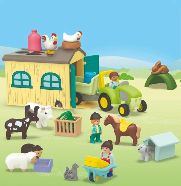 Playmobil Junior Farm Adventure with Tractor & Animal Friends
