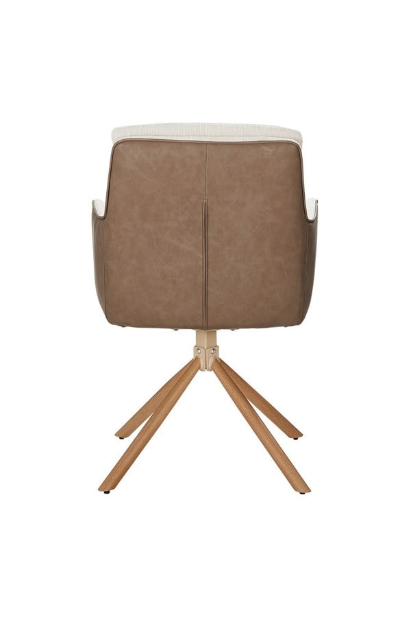 Living and Home Modern Office Chair Accent Chair with Wooden Base