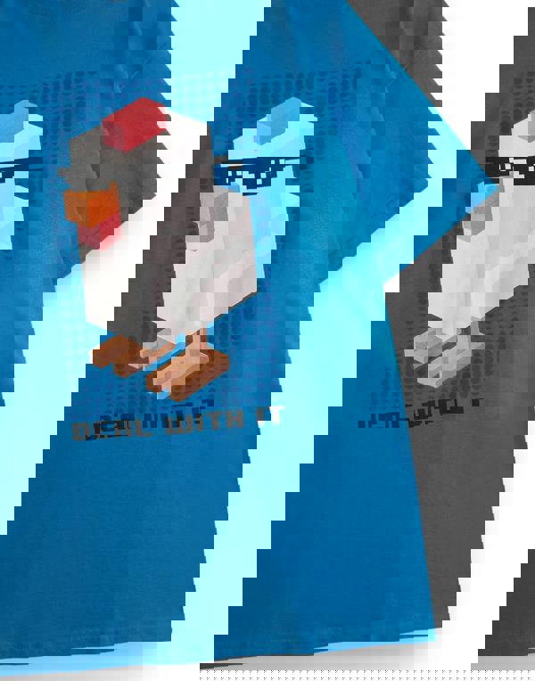 Crossy Road Boys Blue Short Sleeved T-Shirt