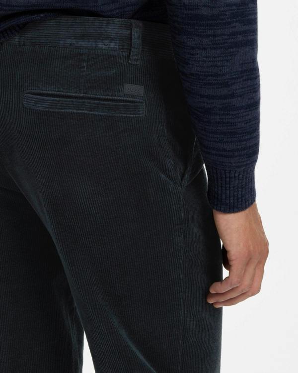 BOSS Orange N1 Mens Tapered Chinos - Dark Blue 404, detail