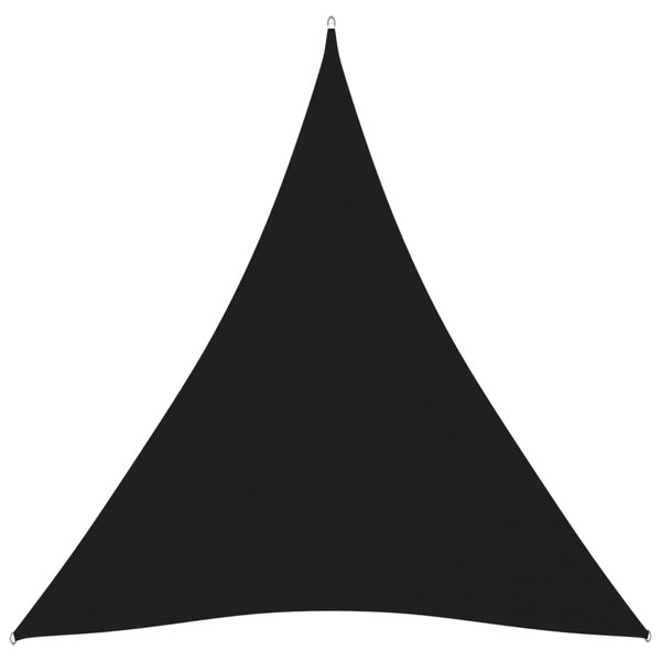 Berkfield Sunshade Sail Oxford Fabric Triangular 5x6x6 m Black