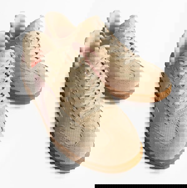 Skechers 185323/NTPK HOTSHOT Womens Trainers Natural Nylon/LeatherPink