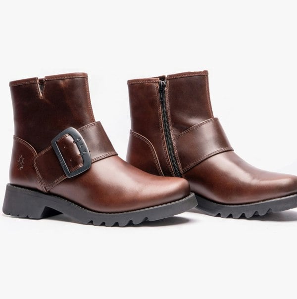 Fly London RILY991FLY Womens Ankle Boots Dark Brown