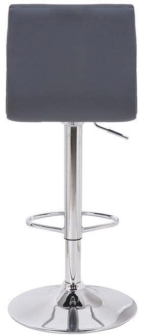 Lamboro Aldo Swivel Kitchen Barstool with Adjustable Height and Chrome Base