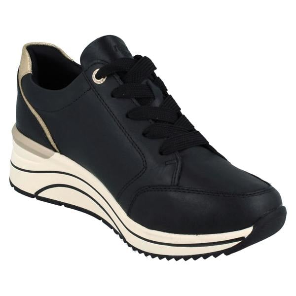 Remonte Ladies Remonte Casual Wedge Trainers D0T03