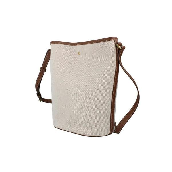 Burberry Canvas Bucket Bag - Dark Wheat