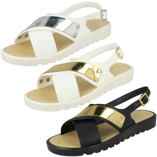 Savannah Ladies Savannah Cross Over Summer Sandals