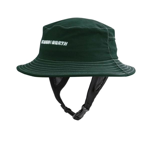 Ocean & Earth G-Land Lightweight Soft Peak Surf Hat Forest Green