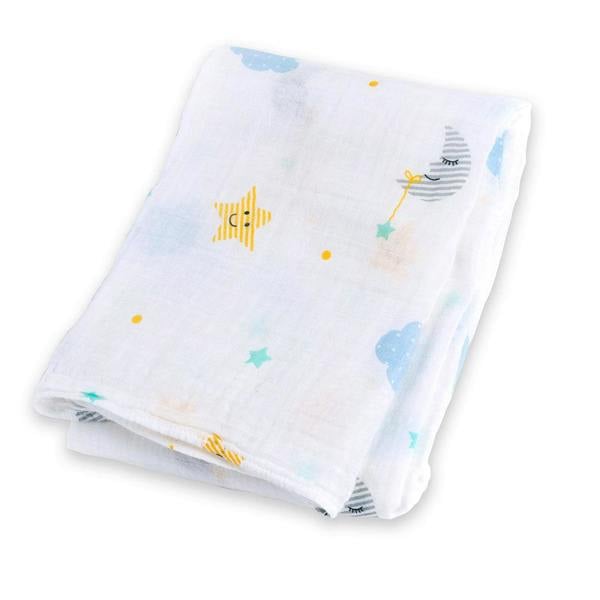 Lulujo - Large Muslin Swaddle - Dreamland