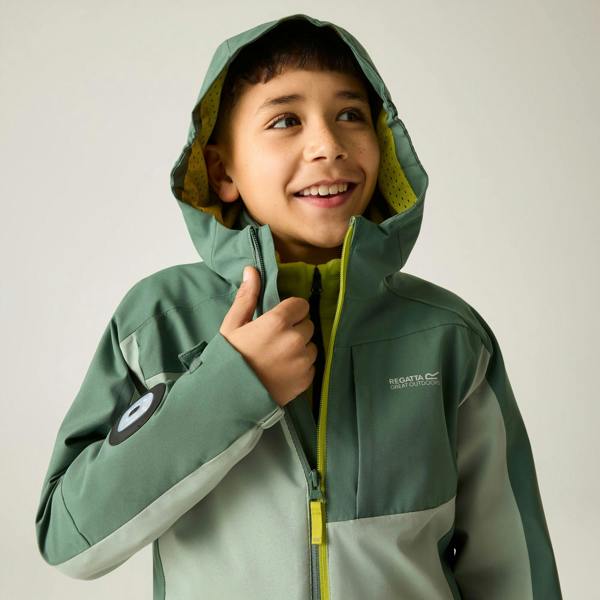 Regatta Childrens/Kids Trekktain 3 in 1 Jacket - Dark Forest/Glacier Green - 