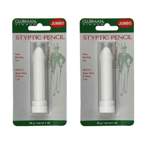 Clubman Pinaud Styptic Pencil 28g x 2 Duo Pack