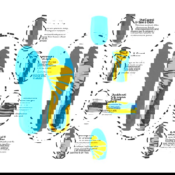 TruClothing Gel Insoles Sports Everyday Active Comfort Shoe Inserts