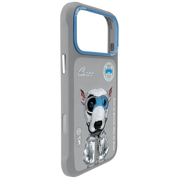 Nimmy Friends Nimmy Cool & Cute 2.0 Terrier Dog Case with MagSafe for iPhone 17 Pro 6.3" Grey Blue - N-KMLL-IP17-PRO-019-A