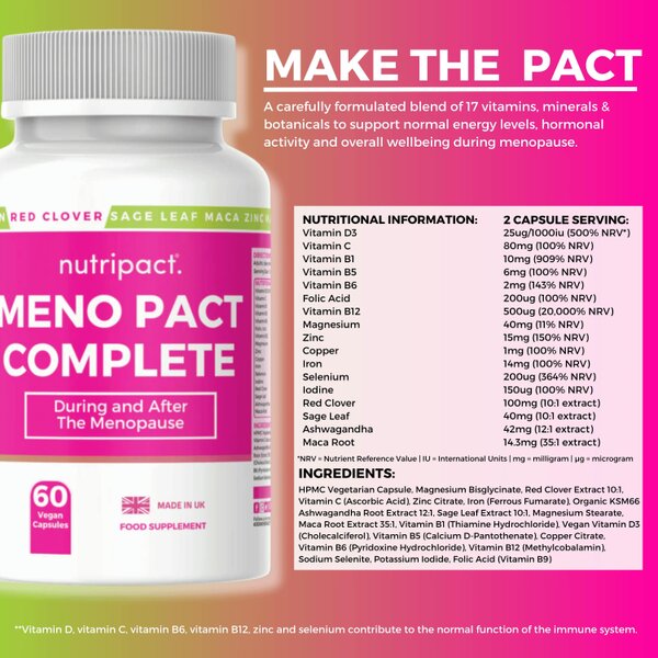 nutripact Perimenopause & Menopause Capsules