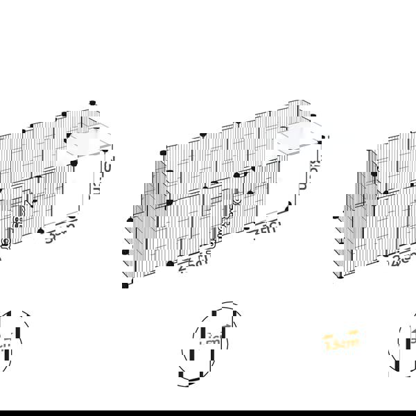 Skylos Pet Pen 14 Panel Puppy Rabbit Kitten Playpen Indoor Enclosure Run Cage