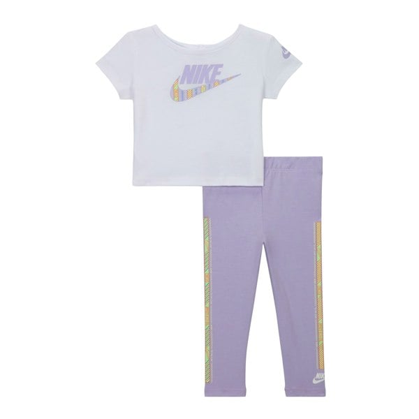 Nike Childrens/Kids Happy Camper Top & Bottom Set - Purple