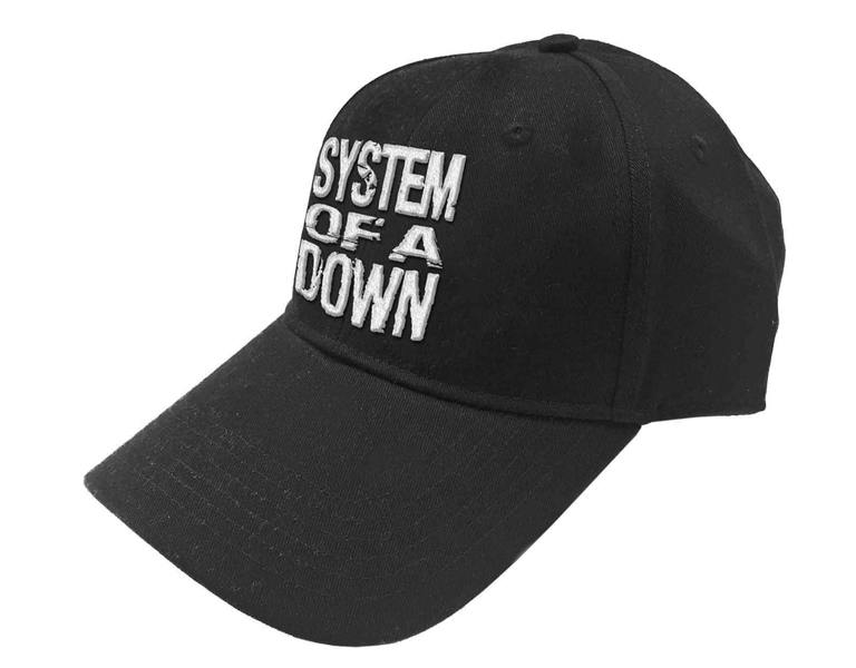 System Of A Down Stacked Band Logo Snapback Baseball Cap