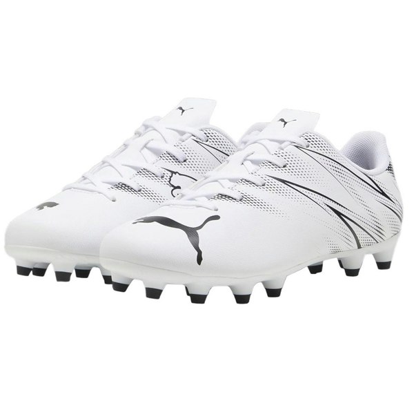 Puma Childrens/Kids Attacanto Turf Training Football Boots - White/Black