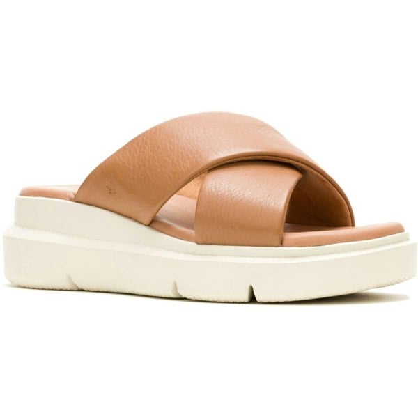 Hush Puppies Uplift Leather Women's Tan Sandals