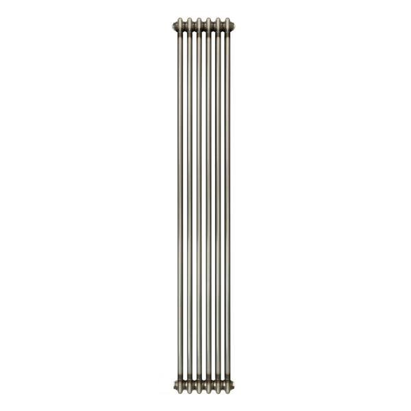 Monstershop Traditional 2 Column Radiator - 1800 x 290mm - Raw Metal