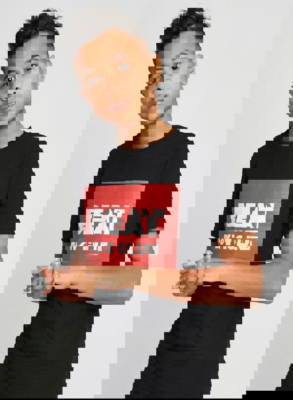 Beat Boyz Club Logo T-Shirt - Black/Red