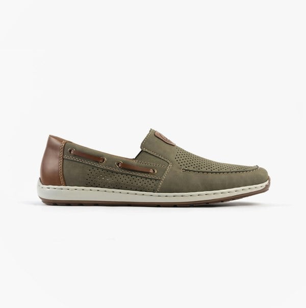 Rieker 08866-54 Mens Shoes - Green