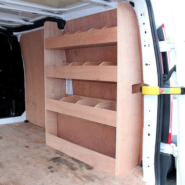 T-mech 11sqm Anthracite Van Lining, Glue & Ford Transit Custom Rack