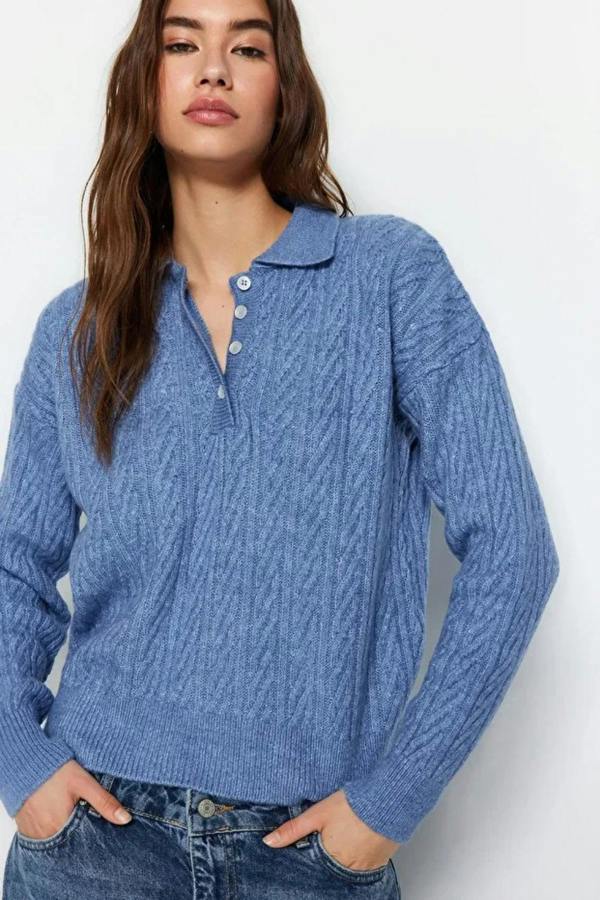 Hoxton Gal Oversized Soft-Textured Knit Sweater