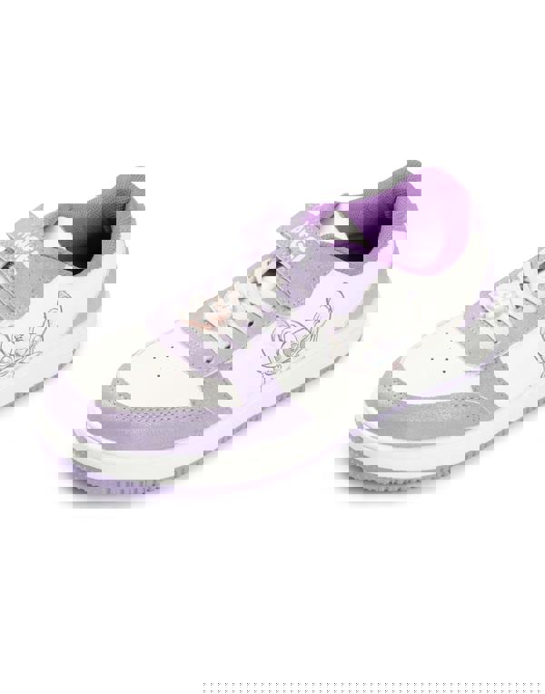 Disney Girls Multicoloured Stitch & Angel Velcro Trainers