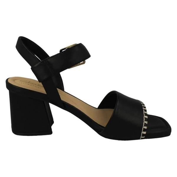 Clarks Ladies Clarks Square Toe Sandals Siara 65 Buckle